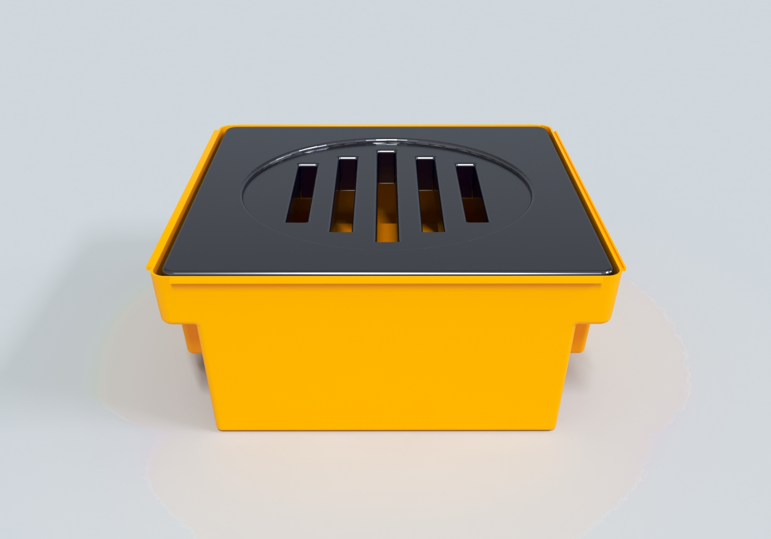 Pallet de Contenção 1 Tambor — Contenção de plástico reciclado
