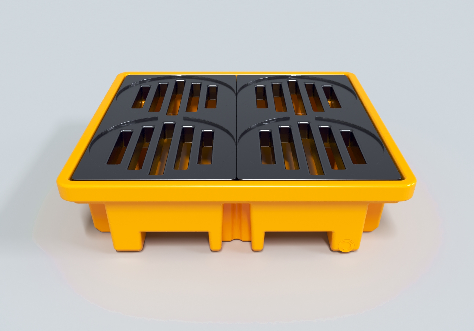 Pallet de Contenção 4 Tambores — vista 3